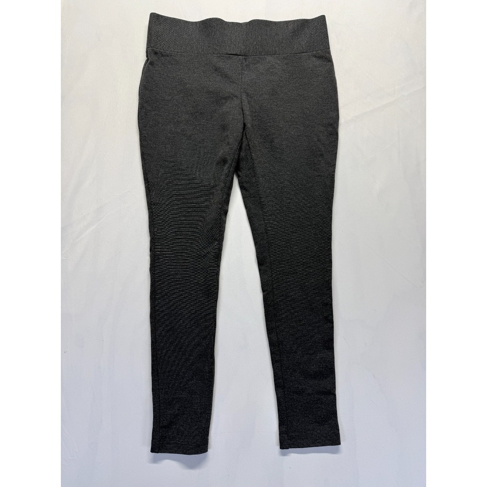 Philosophy Republic Clothing Leggings Womens Medium Charcoal Gray Rayon Mid Rise